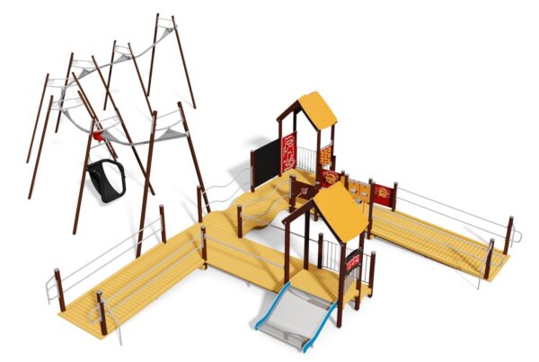 Комбинирано детско съоръжение Майкъл ST10107C - Dias Playgrounds