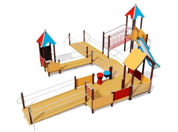 Комбинирано детско съоръжение Jacuś ST10007G - Dias Playgrounds
