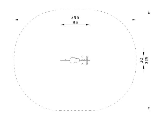 Размери на Пружинна клатушка Скутер ST11000