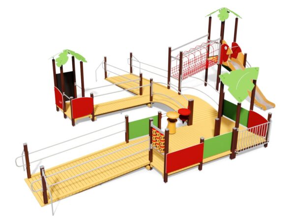 Комбинирано детско съоръжение Jacuś ST10007T - Dias Playgrounds