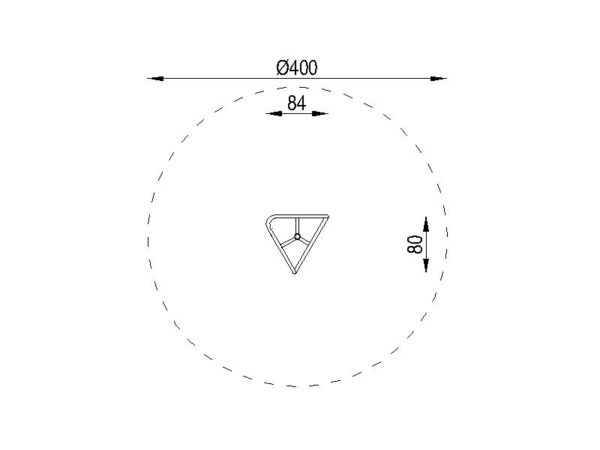 Размери на Кардио уред Триъгълник STZ3-300