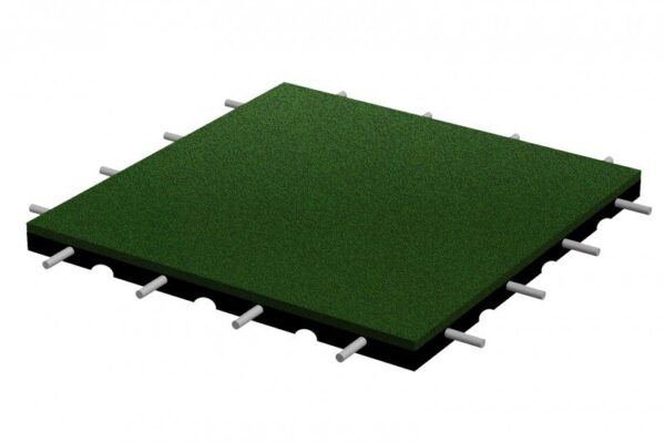 Гумена плоча 500х500х35 мм IPFSP-35-зелена