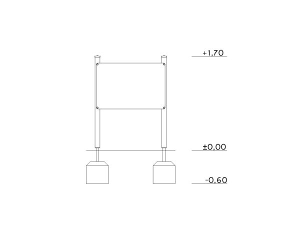Размери на Единична дъска за рисуване