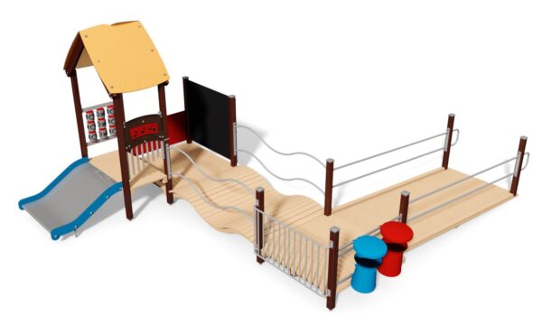 Комбинирано детско съоръжение Джеймс ST16006C - Dias Playgrounds