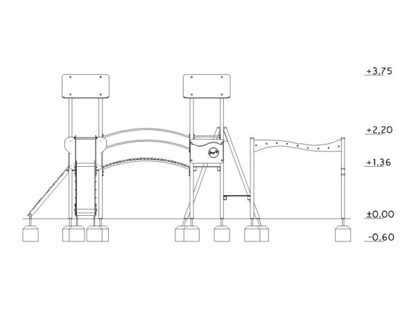 Схема на Пързалка с катерушка Анна ST30009C