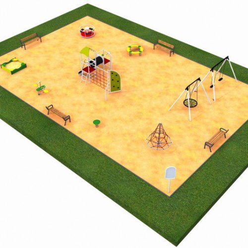 Комбиниран проект за детска площадка MIX 8