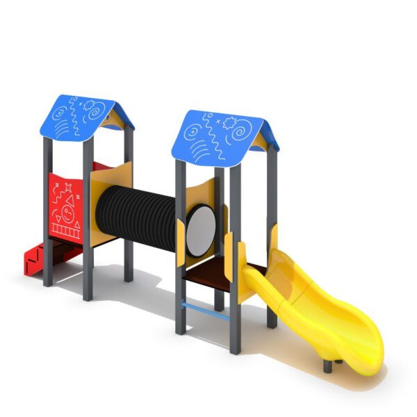 Комбинирано детско съоръжение ПИРО 2-1 IPBO-AK-521-R - Dias Playgrounds