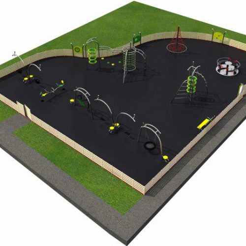 Комбиниран проект за детска площадка MIX 7
