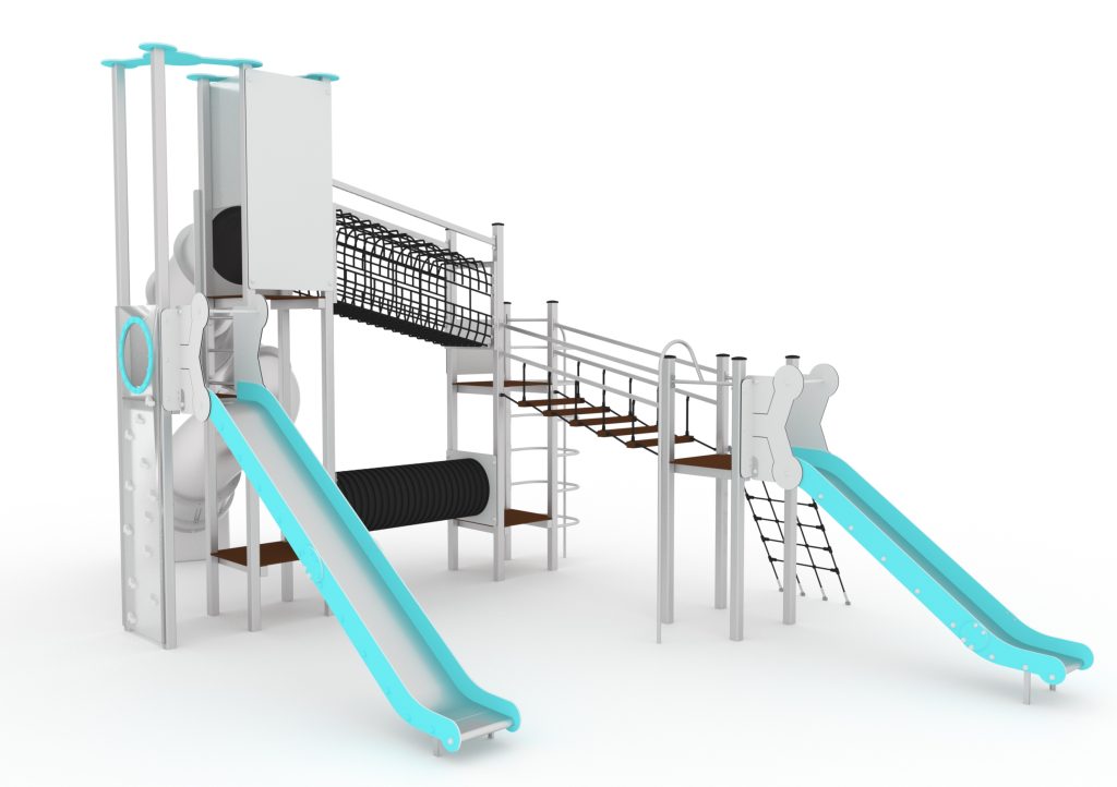 Градски - изчистен дизайн на детска площадка - Dias Playgrounds
