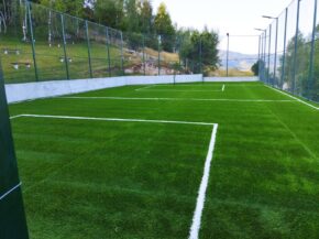 Футболно и баскетболно игрище с изкуствена трева в с. Црънча