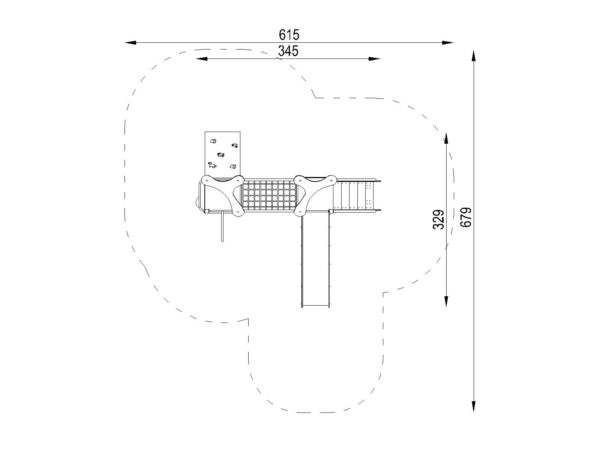 Комбинирано детско съоръжение Bombel - ST91008_0